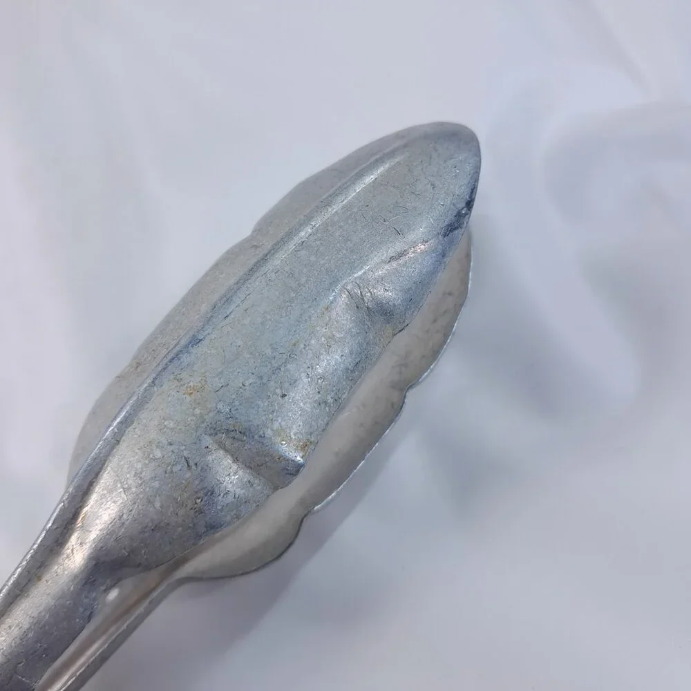 Coca-Cola Ice Tongs Aluminum Embossed Drink In Bottles St. Paul Coke 1940's‎